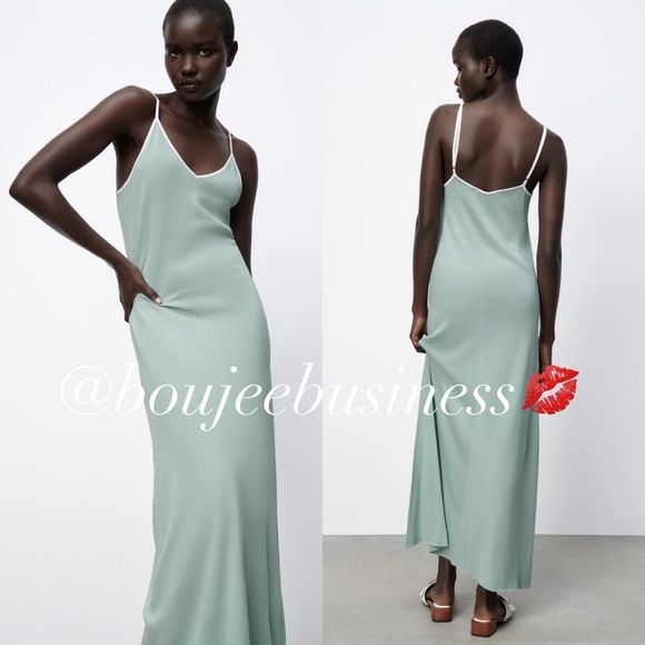 ZARA BNWT Knit Dress + Jacket 2pc Coord Set - Picture 4 of 8